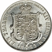 1 Thaler - George V, Germany, 1852-1856 reverse image