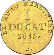 1 Ducat - George III, Germany, 1815-1818 reverse image