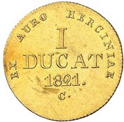 1 Ducat - George IV Harz - Mining Dukat, Germany, 1821-1827 reverse image