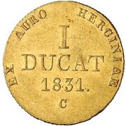 1 Ducat - William IV Harz Ausbeute, Germany, 1831 reverse image