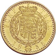 5 Thalers - William IV, Germany, 1835 reverse image