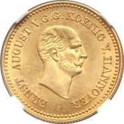 5 Thalers - Ernest August obverse image