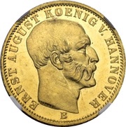 5 Thalers - Ernest August Ausbeute obverse image