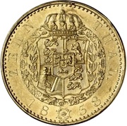 10 Thalers - Ernest August, Germany, 1837-1838 reverse image