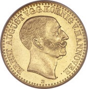 10 Thalers - Ernest August obverse image