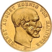 10 Thalers - Ernest August obverse image