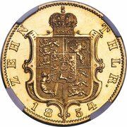 10 Thalers - George V, Germany, 1853-1856 reverse image
