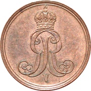 1 Pfennig - George V obverse image