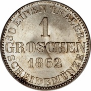 1 Groschen - George V reverse image