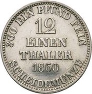 1⁄12 Thaler - George V reverse image