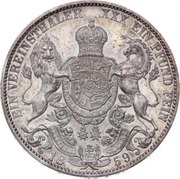 1 Vereinsthaler - George V reverse image