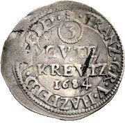 3 Gute Kreuzer - Francis of Hatzfeld-Gleichen obverse image