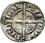 Denier - Gottfried II Köpfchen, Germany, 1303-1331 reverse image