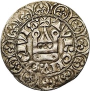 1 Turnose - Theodoric III reverse image