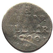 1 Heller - Bernhard of Sachsen-Meiningen, Germany, 1700 reverse image