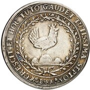 1 Thaler Ilmenau Ausbeute, Germany, 1696 reverse image