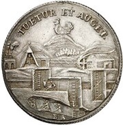 1 Thaler Ilmenau Ausbeute, Germany, 1698 reverse image