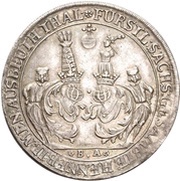 1 Thaler - John Ernest III of Sachsen-Weimar Ausbeutetaler obverse image