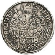 1 Thaler - George Ernest, Germany, 1559-1572 reverse image
