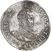 1 Thaler - George Ernest obverse image