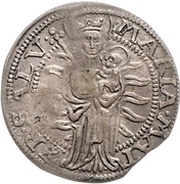 1 Mariengroschen - Anna II of Limburg, Germany, 1524-1565 reverse image