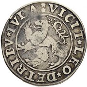 1 Thaler - Anna II of Limburg, Germany, 1552 reverse image