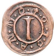 1 Pfennig, Germany, 1636 reverse image
