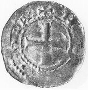 Denier anonyme saint Lull, Germany, 1020-1100 reverse image