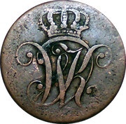 1 Heller - William II obverse image