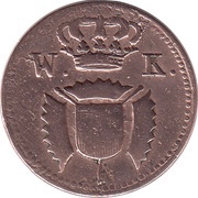 1 Pfennig - William II obverse image