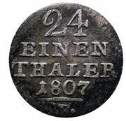 1⁄24 Thaler - William I, Germany, 1803-1821 reverse image