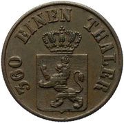 1 Heller - Frederick William obverse image