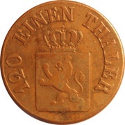 3 Heller - William II and Frederick William obverse image