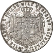 2 Thalers / 3½ Gulden - William II and Frederick William obverse image