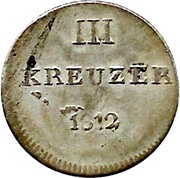3 Kreuzers - Louis I reverse image