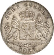 2 Gulden - Louis III reverse image