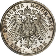 3 Mark - Ernest Louis reverse image