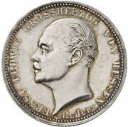 3 Mark - Ernest Louis Jubilee - Pattern obverse image