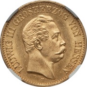 10 Mark - Louis III obverse image