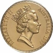 100 Dollars - Elizabeth II 3rd Portrait - Kangaroo Paw - Gold Bullion Coin obverse image