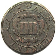 4 Pfennig - Ernest Louis, Germany, 1735 reverse image