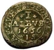 1 Albus - George II, Germany, 1654-1658 reverse image