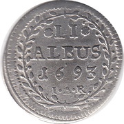 2 Albus - Ernest Louis, Germany, 1692-1708 reverse image