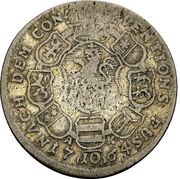 10 Kreuzers - Louis VIII 10 Konventionskreutzer, Germany, 1763-1765 reverse image