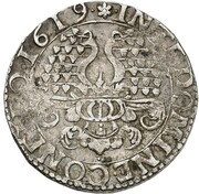 12 Kreuzer - Louis V, Germany, 1619 reverse image