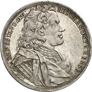 1 Thaler - Ernest Louis Iterrer Ausbeute obverse image