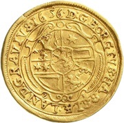 1 Ducat - George II, Germany, 1655-1658 reverse image