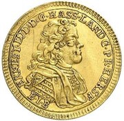 1 Ducat - Ernest Louis Bicentenary of the Reformation obverse image