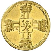 1 Ducat - Ernest Louis, Germany, 1717 reverse image