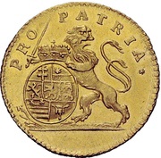 1 Ducat - Louis VIII, Germany, 1741-1753 reverse image
